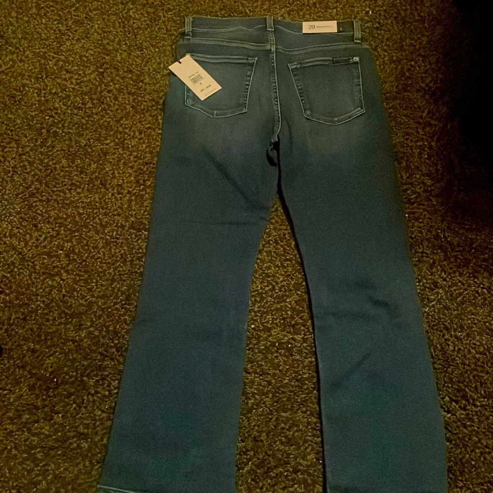 NWT 7 for All Mankind High Waist Slim Kick Jeans size 28